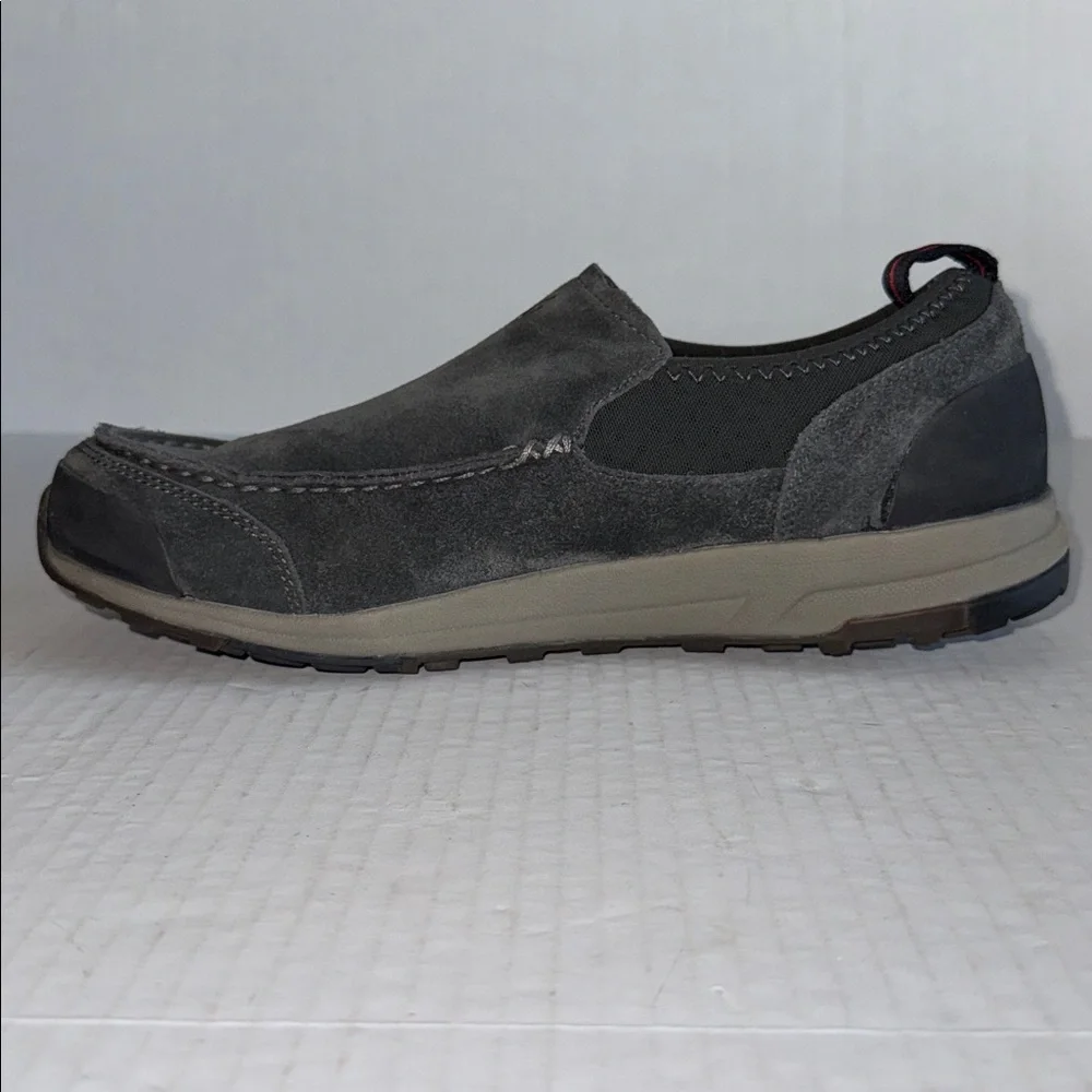 Olukai Gray Hama Kele Slip On Loafers
